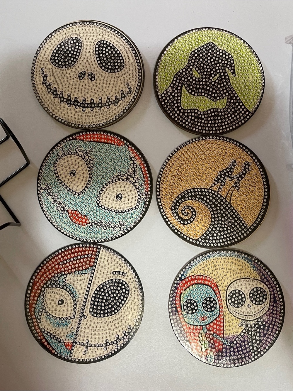 Nightmare Character Round Diamond coaster kit